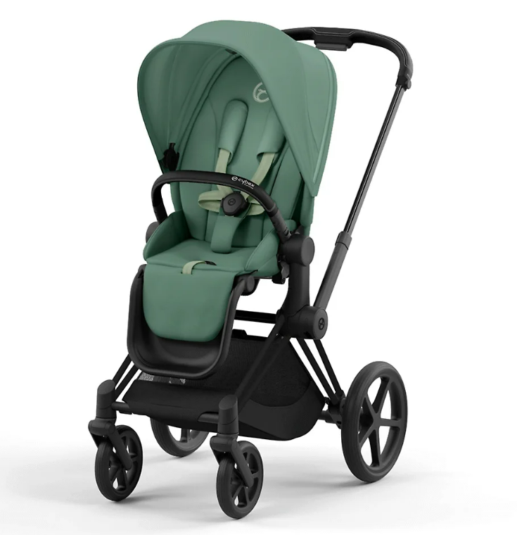 Прогулочная коляска Cybex Priam IV Leaf Green, шасси mattblack