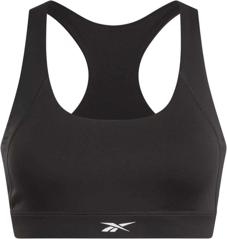 

Топ женский Reebok ID TRAIN RACER BRA черный XL, ID TRAIN RACER BRA