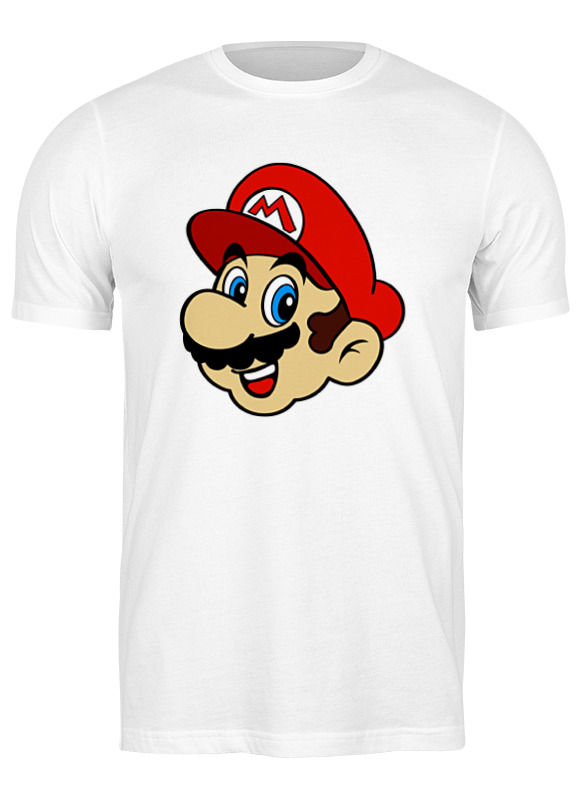 

Футболка мужская Printio Марио (mario) белая 3XL, Белый, Марио (mario)