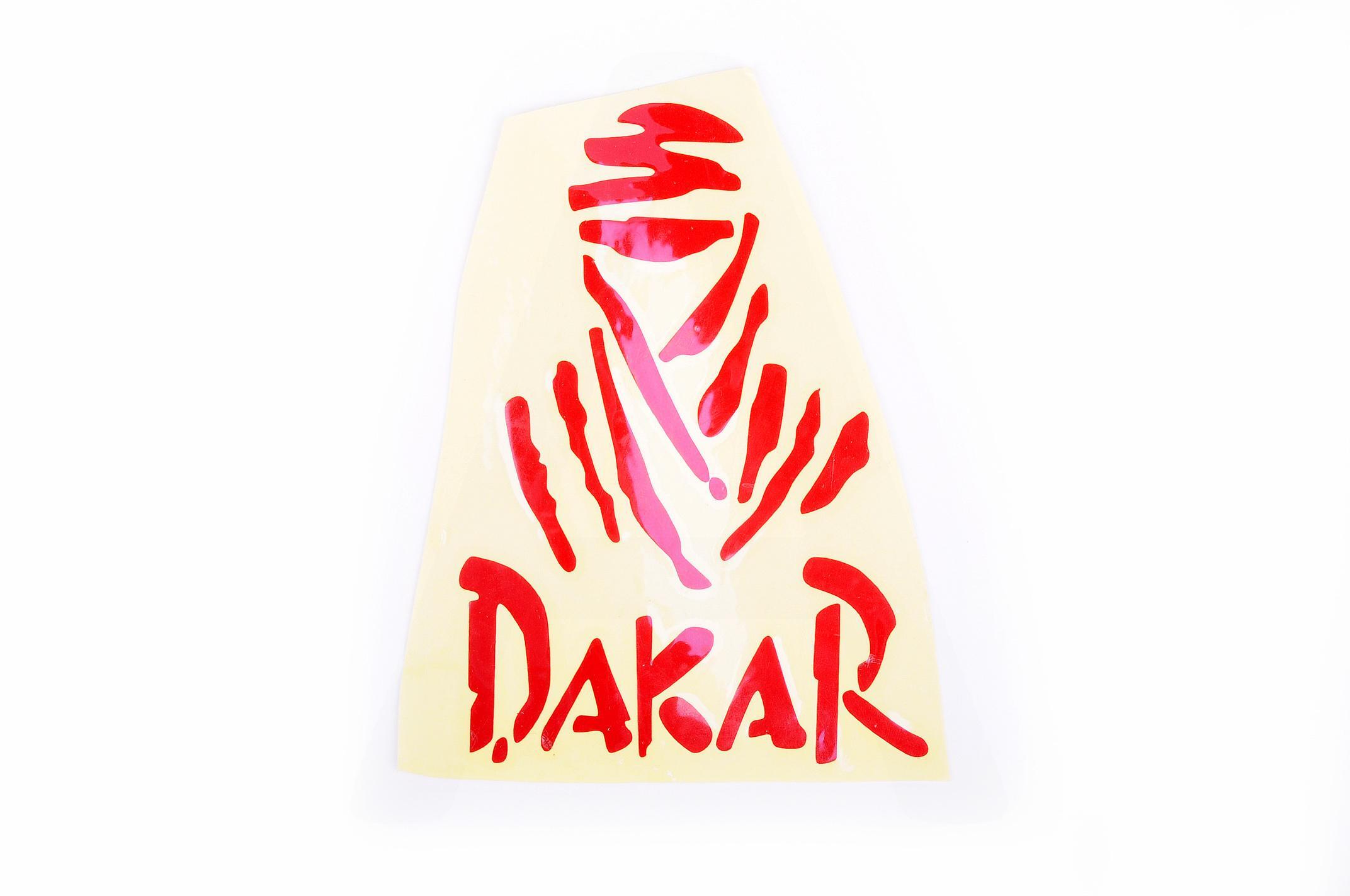 

Наклейка логотип DAKAR (9x11см, красная) (#HCT20011)