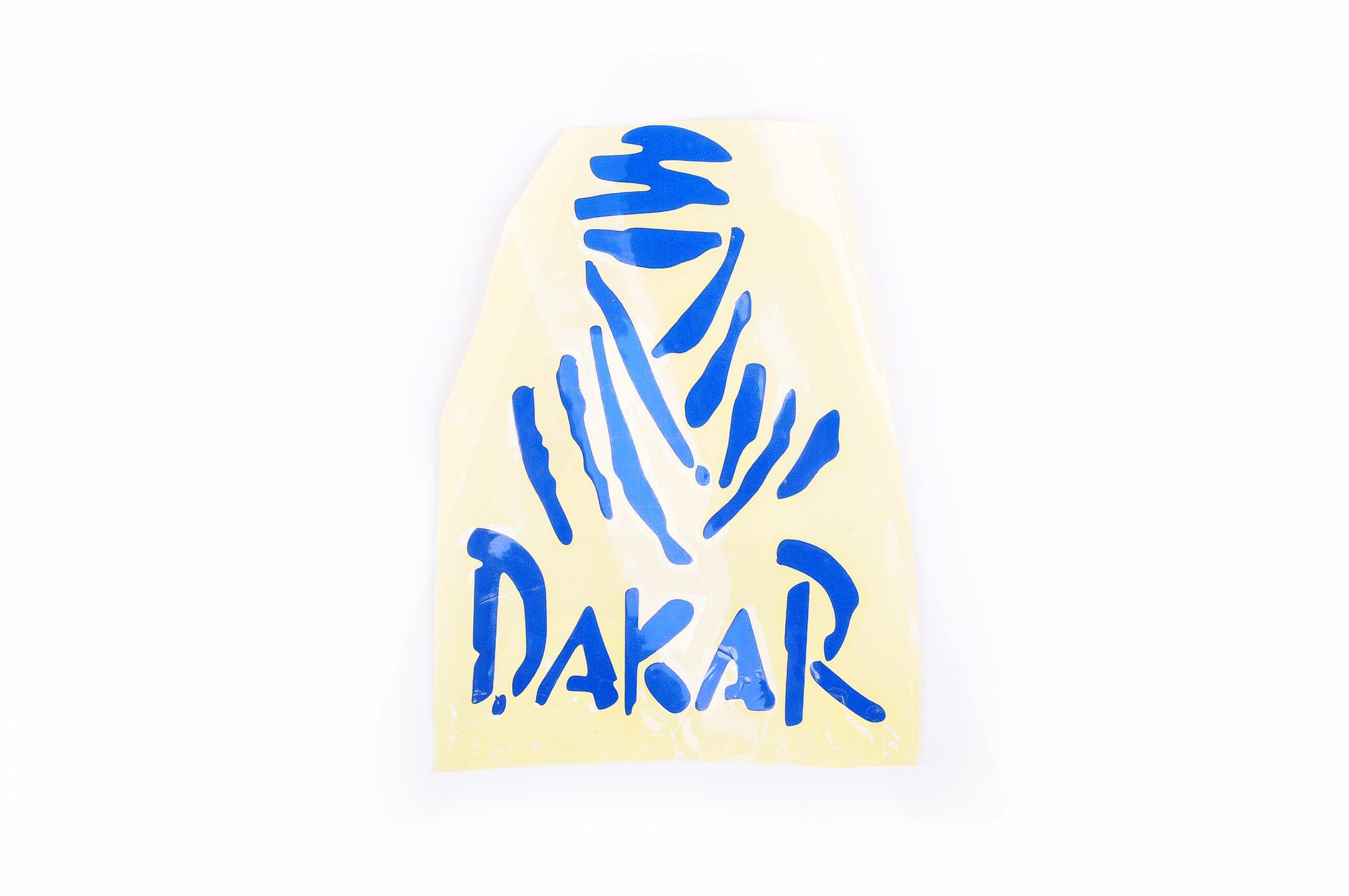 

Наклейка логотип DAKAR (9x11см, синяя) (#HCT20011)