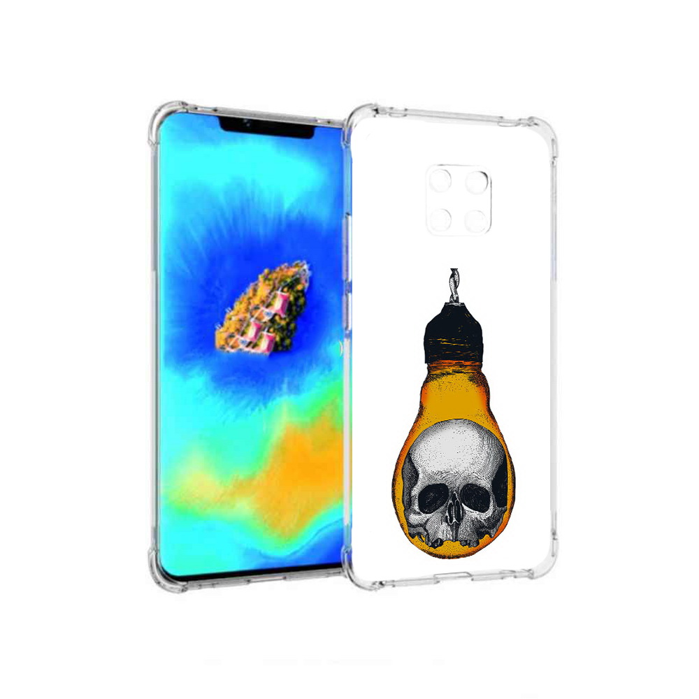 

Чехол MyPads череп в лампочке для Huawei Mate 20 Pro, Прозрачный, Tocco