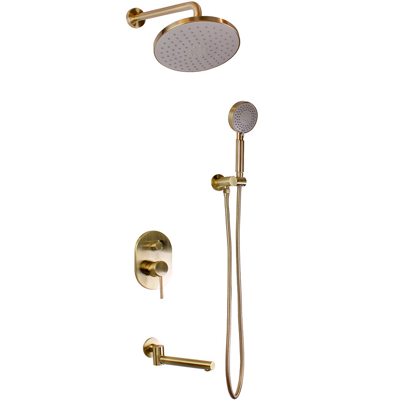 Душевая система Bronze de Luxe Scandi 14582BR Бронза гигиенический душ со смесителем bronze de luxe
