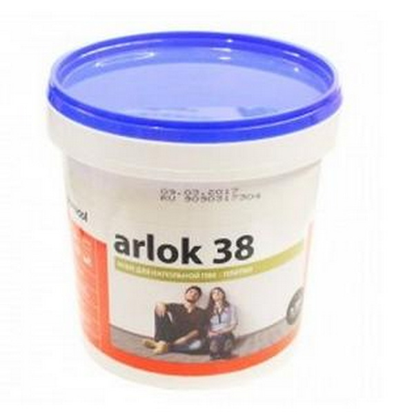 Клей для гибких напольных покрытий EUROCOL Arlok 38 1,3кг клей eurocol arlok 33 ведро 7 кг