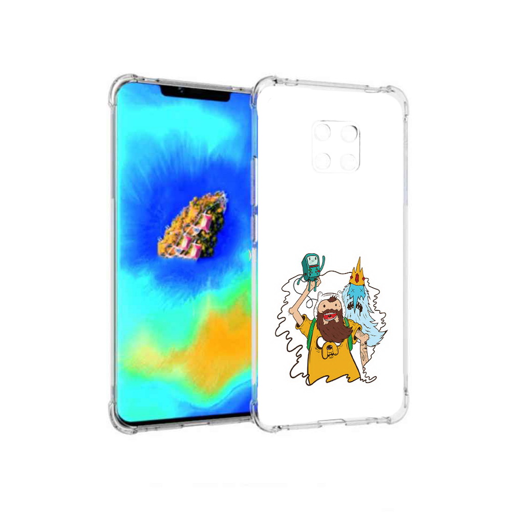

Чехол MyPads время приключений старый Финн для Huawei Mate 20 Pro, Прозрачный, Tocco