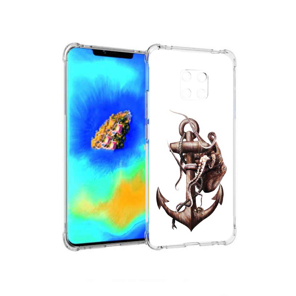 

Чехол MyPads ржавый якорь для Huawei Mate 20 Pro, Прозрачный, Tocco