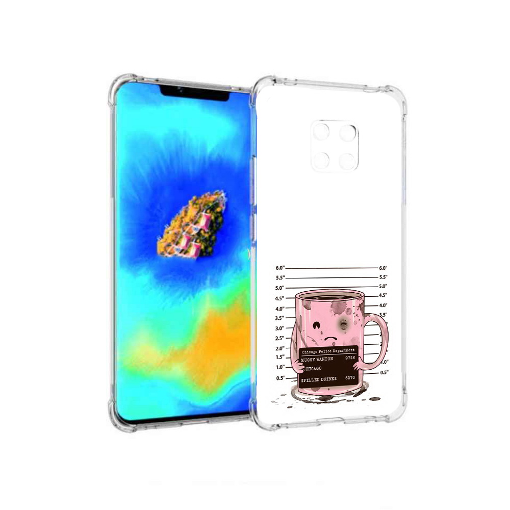

Чехол MyPads кружка для Huawei Mate 20 Pro, Прозрачный, Tocco