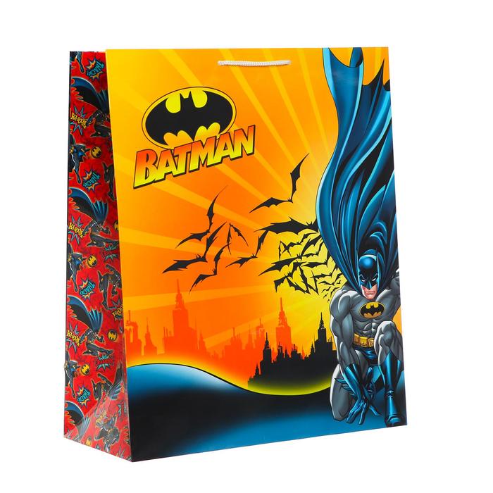

Пакет подарочный Batman, 335х406х155 мм, цвет красно-жёлтый