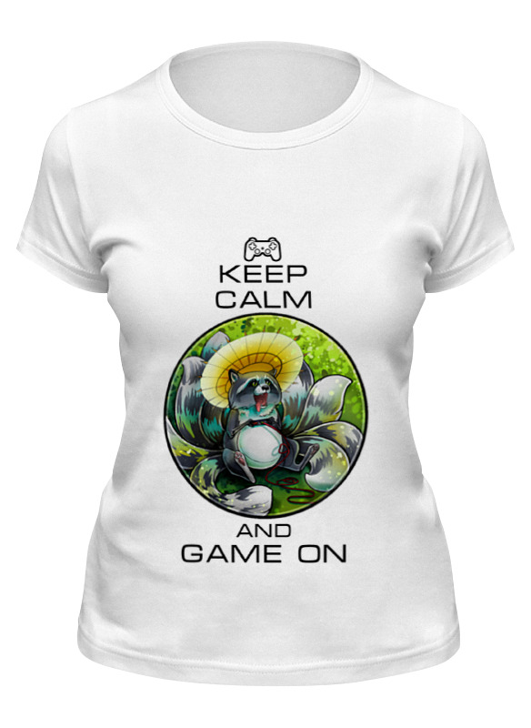 

Футболка женская Printio Raccoon gamer белая 2XL, Белый, Raccoon gamer
