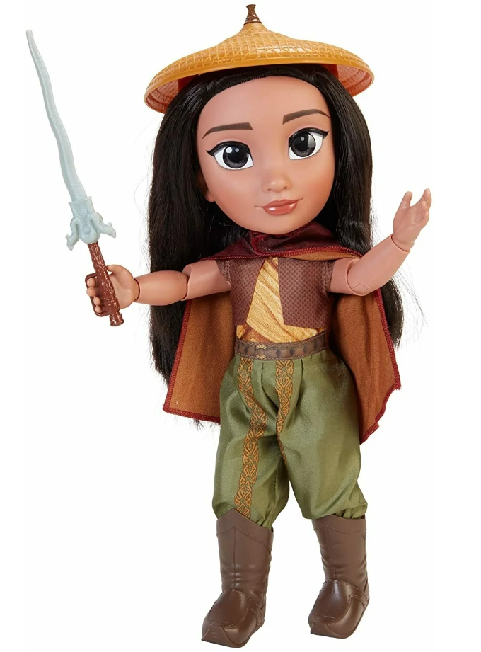 Кукла Disney Райя и последний дракон большая с мечом, 38 см, шарнирная 214545