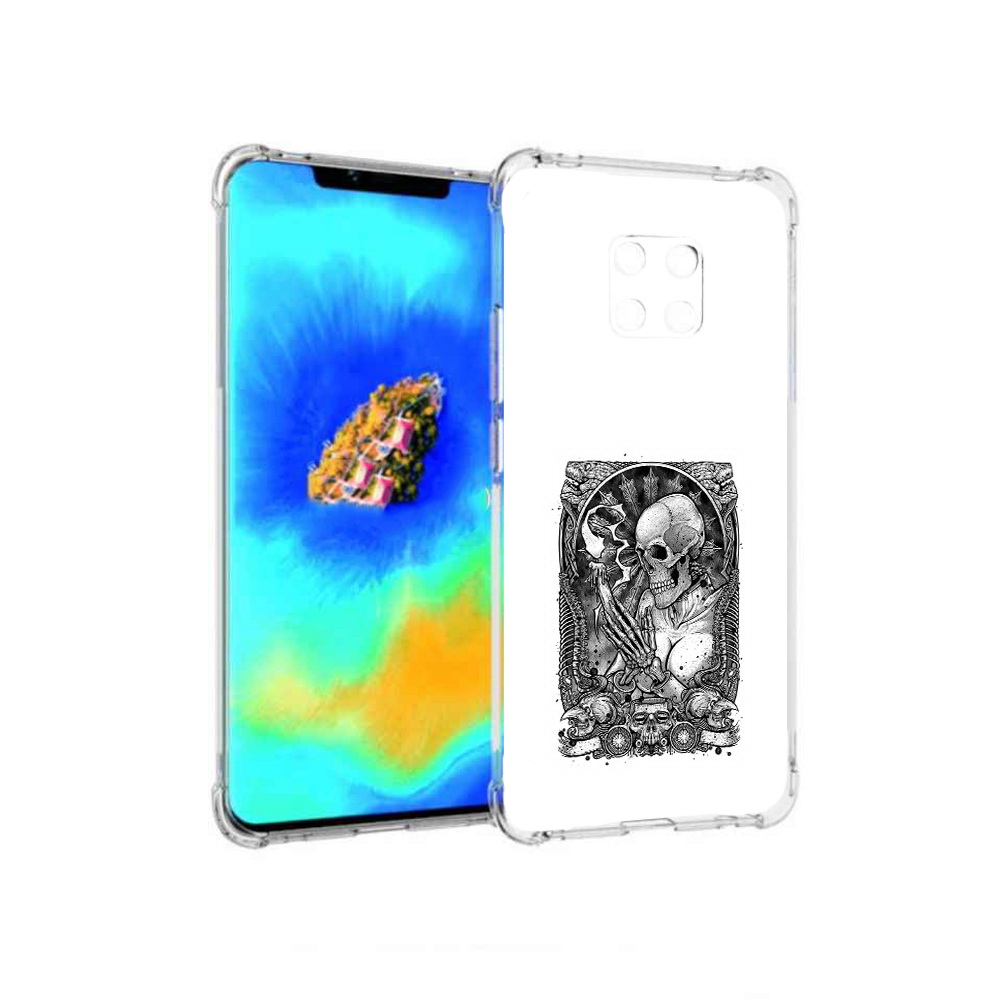 

Чехол MyPads девушка скелет для Huawei Mate 20 Pro, Прозрачный, Tocco