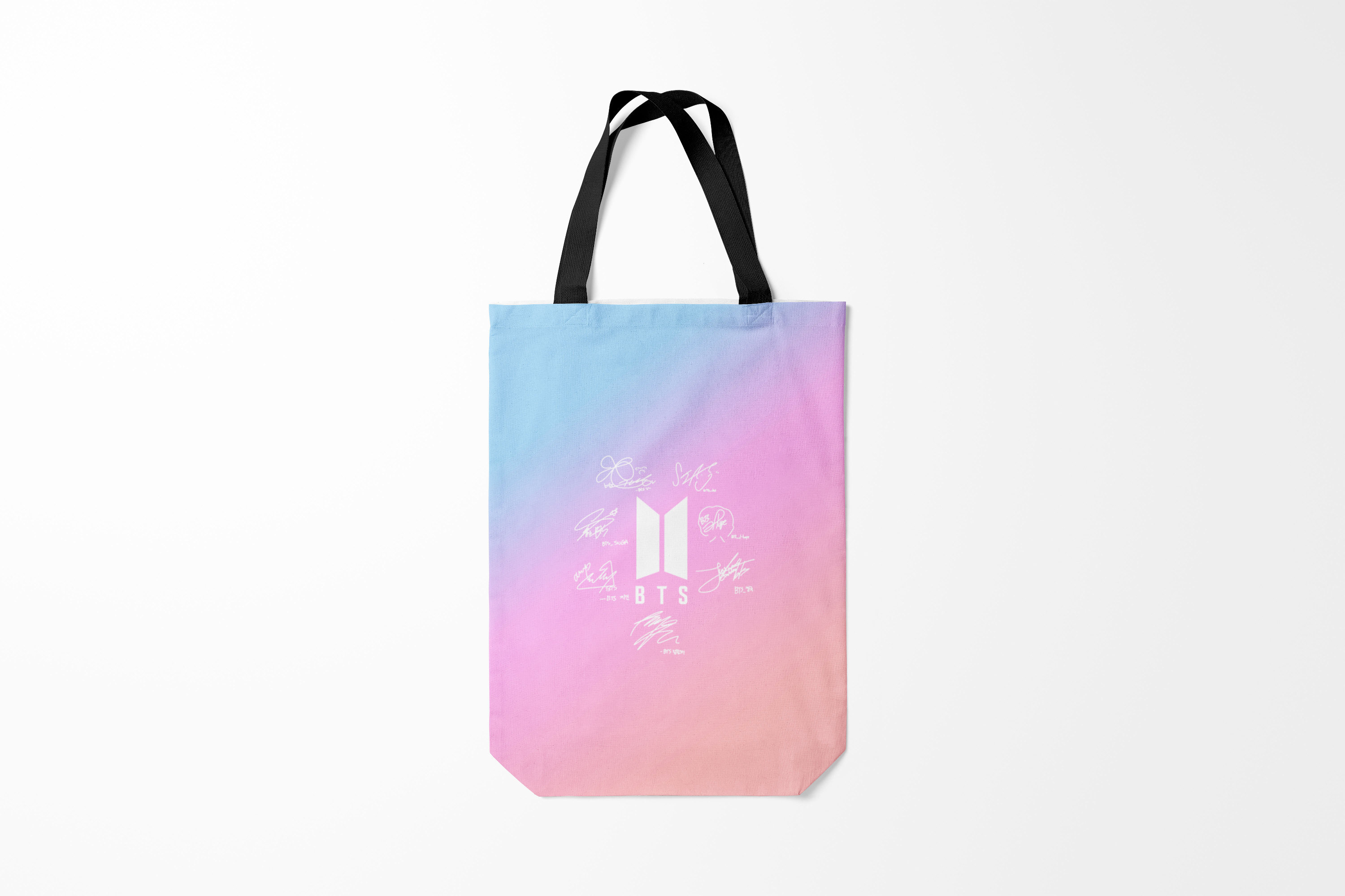 

Сумка шoппер унисекс Burnettie BTS Take love, серый, BTS Take love