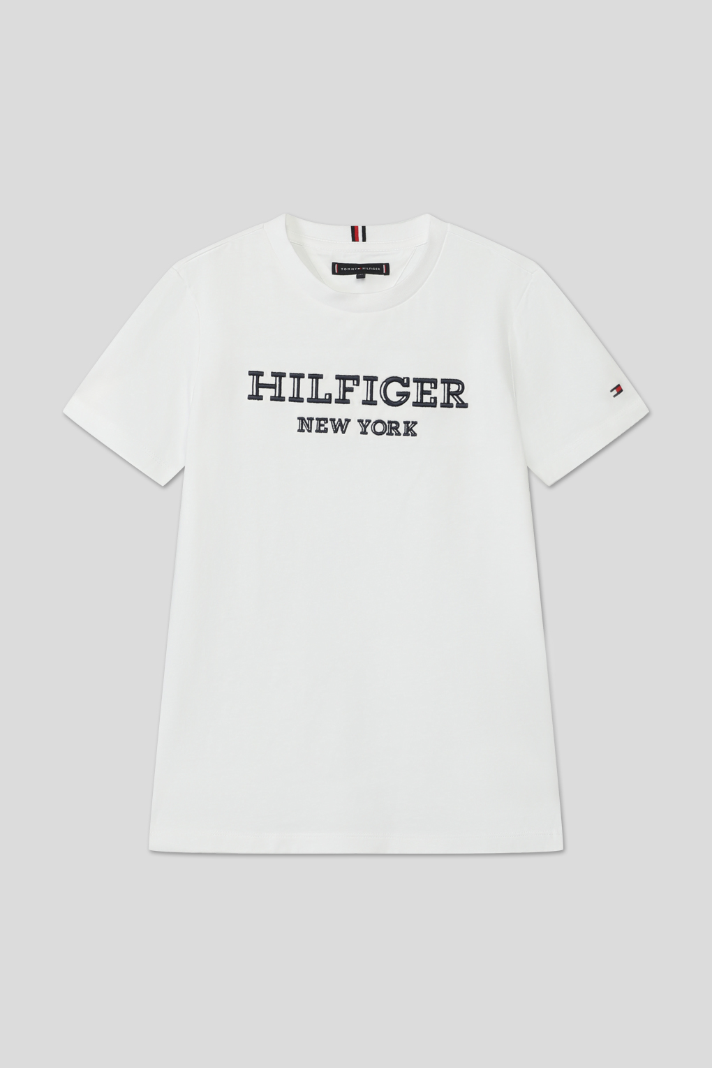 

Футболка детская Tommy Hilfiger KB0KB08680, белый, 140, KB0KB08680