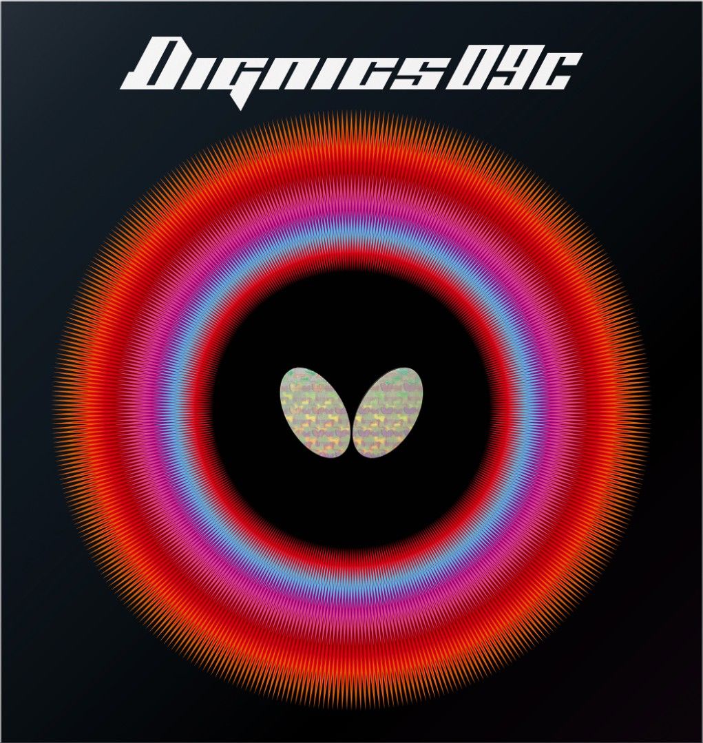 

Накладка для ракетки Butterfly Dignics 09C красный, 1.9