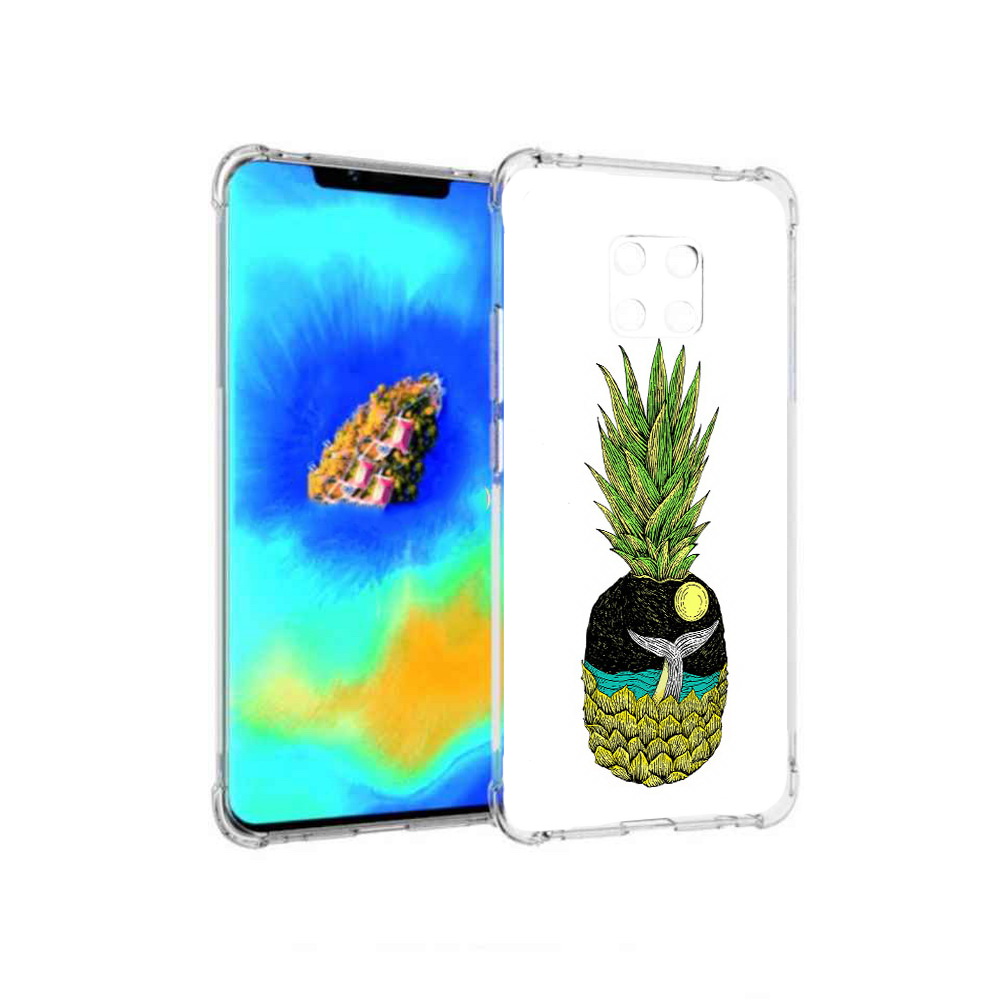 

Чехол MyPads ананас с китом для Huawei Mate 20 Pro, Прозрачный, Tocco