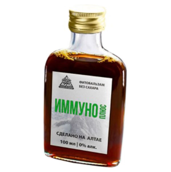 Купить Алтайский нектар Иммуно без сахара фитобальзам 100 мл