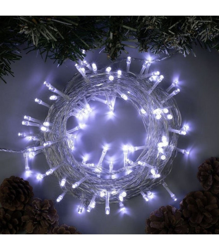 фото Световая гирлянда новогодняя clever-light stril05 30 м белый холодный