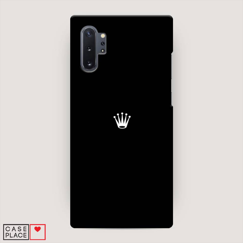 

Пластиковый чехол "Белая корона на черном фоне" на Samsung Galaxy Note 10 +, 28520-5