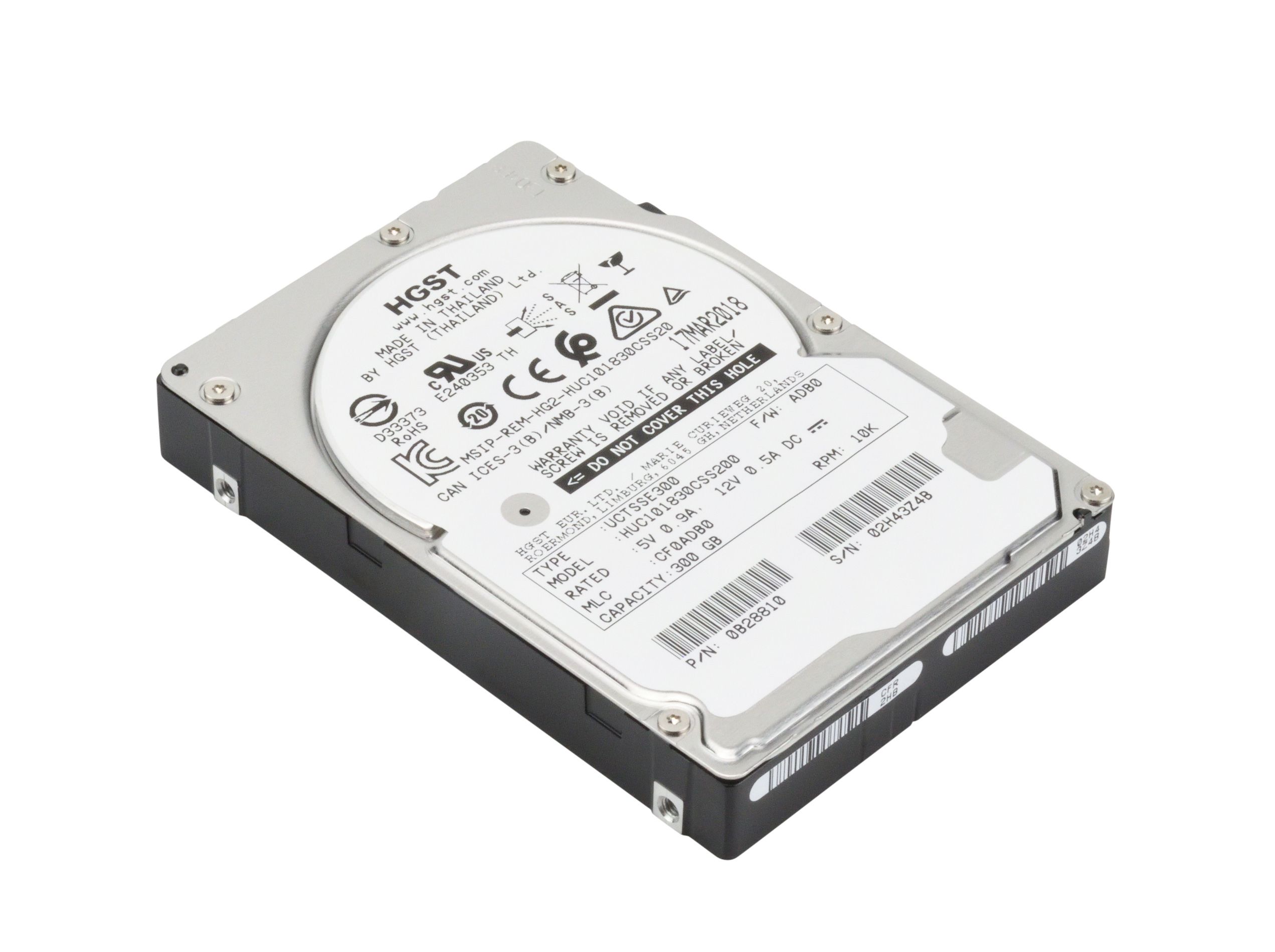 

Жесткий диск HGST 90PF02T1-M00BP0 300 ГБ (HUC101830CSS200), 90PF02T1-M00BP0