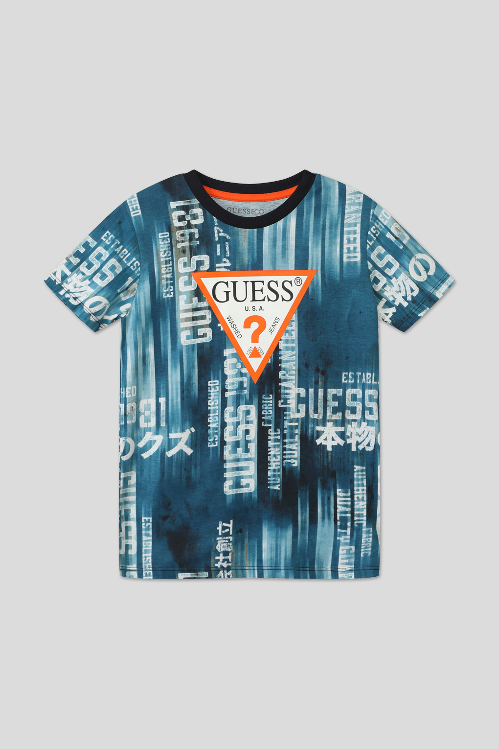 Футболка детская Guess L4RI03 K8HM3, синий, 152