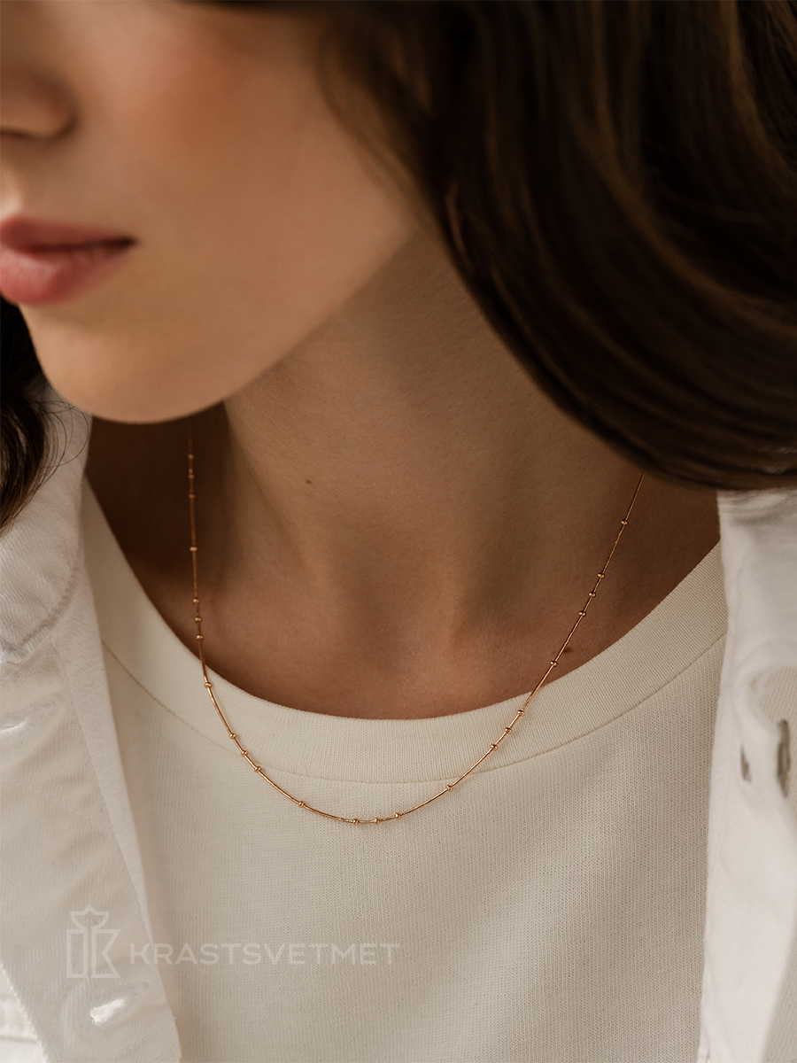 

Цепочка из золота 45 см Красцветмет НЦ 12-083d-0,25, НЦ 12-083d-0,25