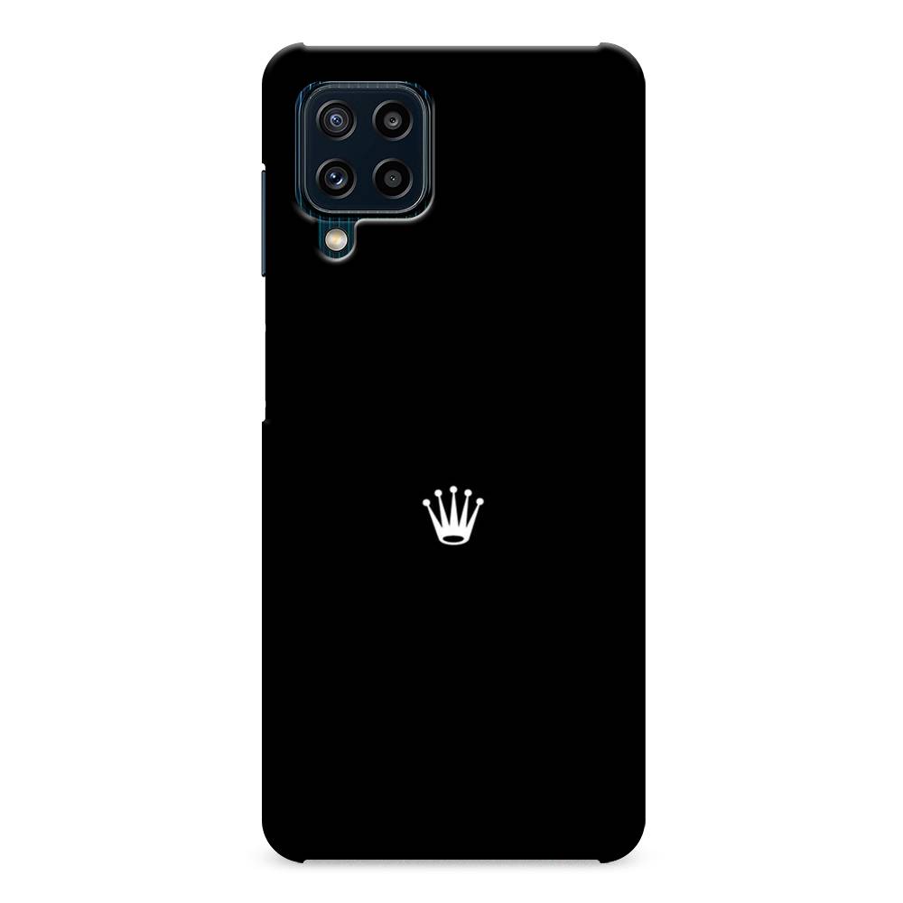 

Пластиковый чехол "Белая корона на черном фоне" на Samsung Galaxy M32