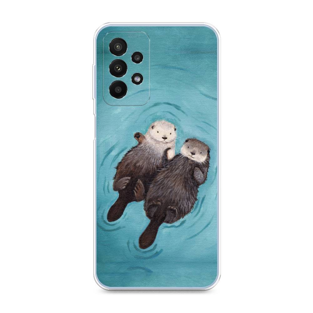 

Чехол Awog на Samsung Galaxy A23 / Самсунг A23 "Парочка бобров", Разноцветный, 2105050-10