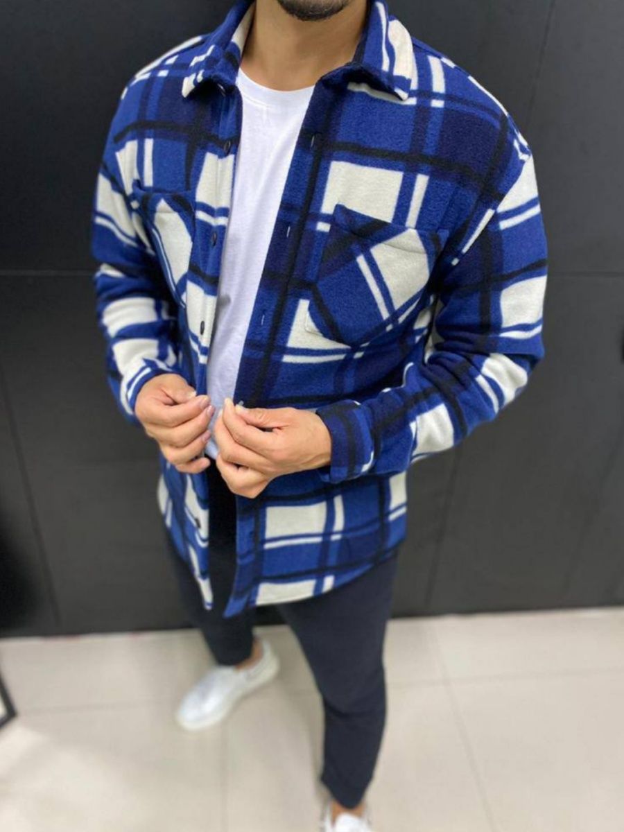 

Рубашка мужская NoBrand classical синяя XL, classical