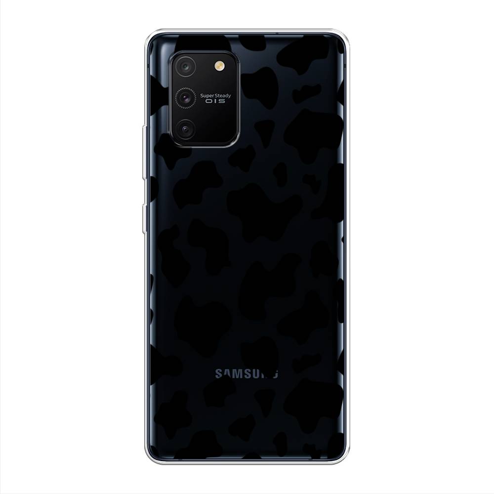 фото Силиконовый чехол "пятна коровы черные" на samsung galaxy s10 lite awog