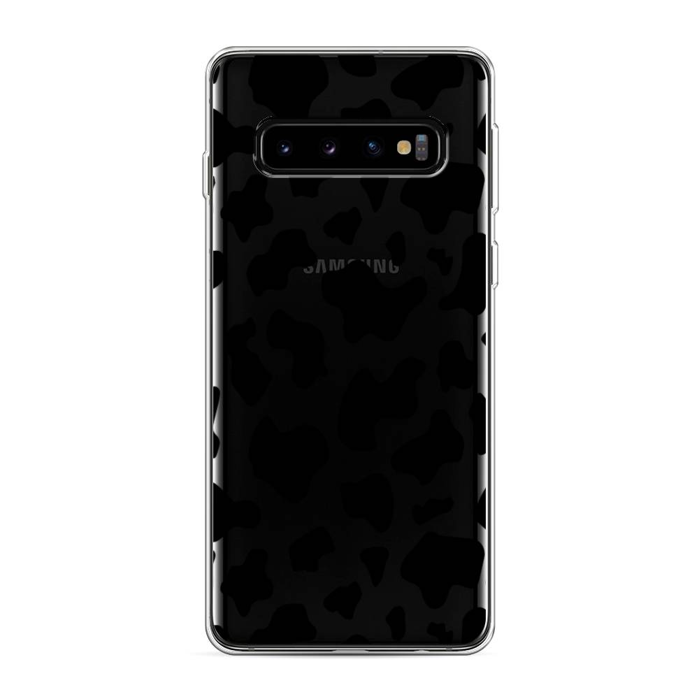 фото Силиконовый чехол "пятна коровы черные" на samsung galaxy s10 awog