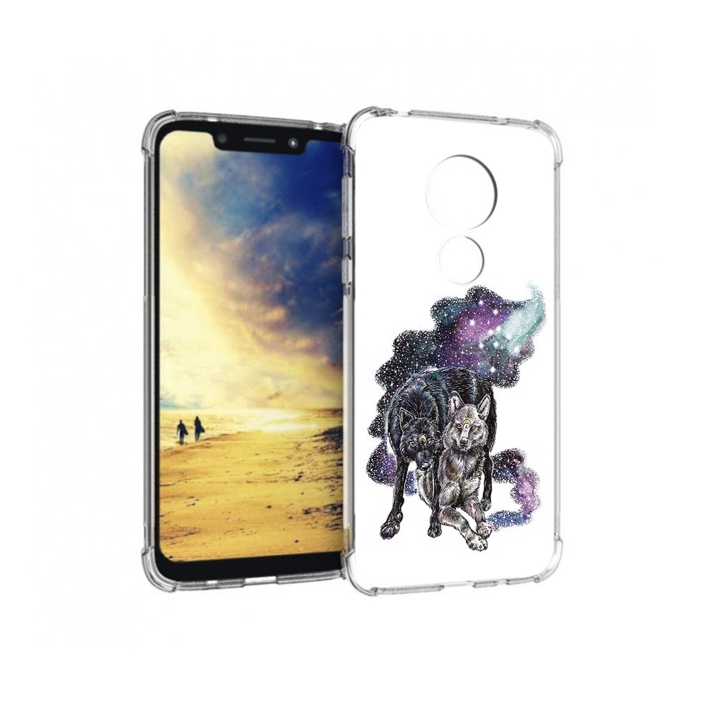 

Чехол MyPads Tocco для Motorola G7 Power звездные волки (PT227059.362.352), Прозрачный, Tocco
