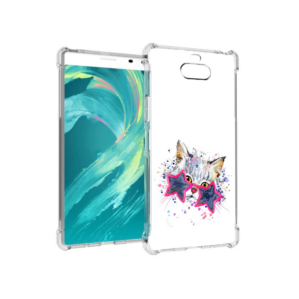 

Чехол MyPads Tocco для Sony 8 звездные очки (PT140835.236.353), Прозрачный, Tocco