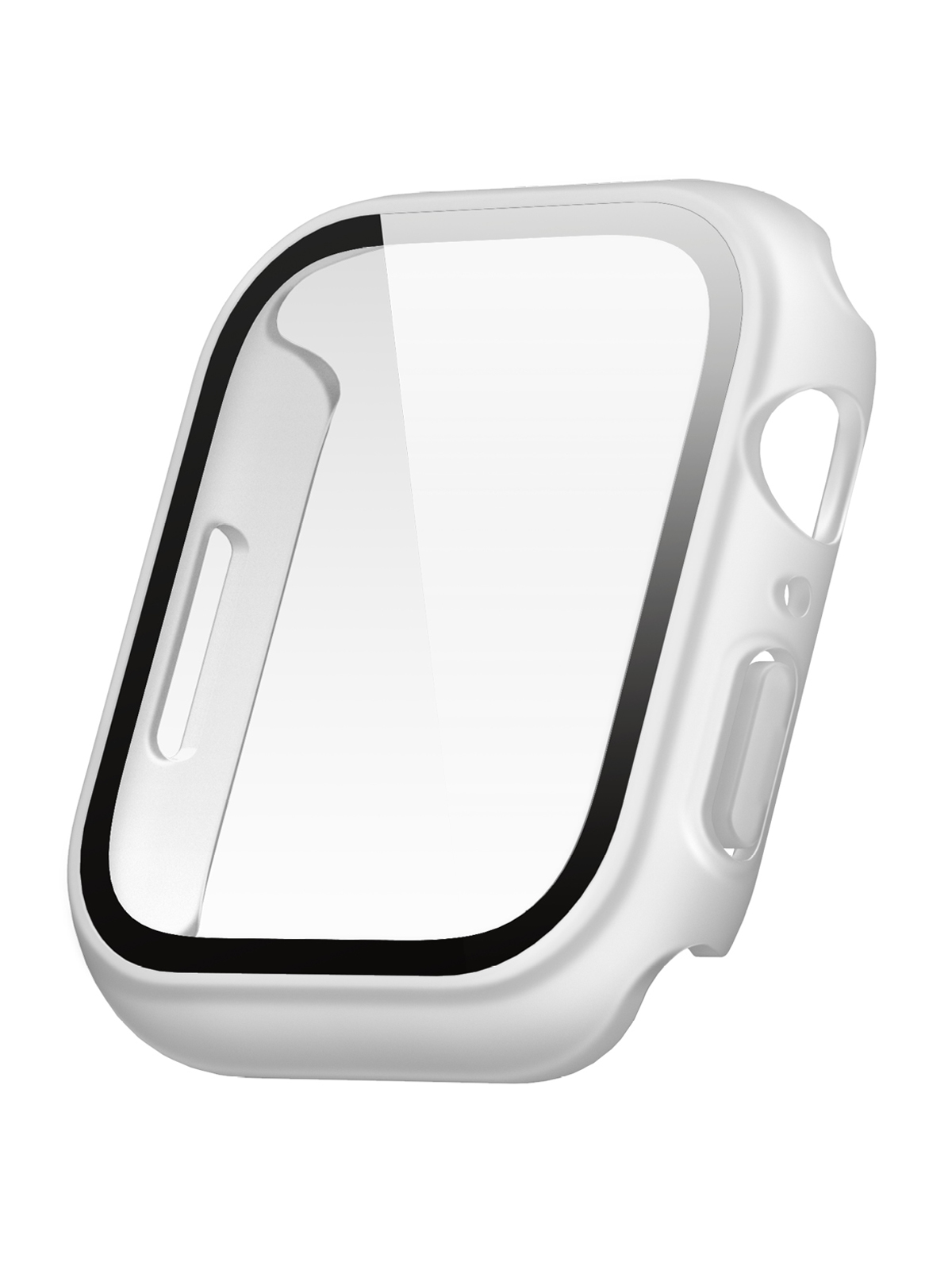 Чехол Elago для Apple Watch 44/45 mm Clear Shield case+9H glass Frosted Transparent