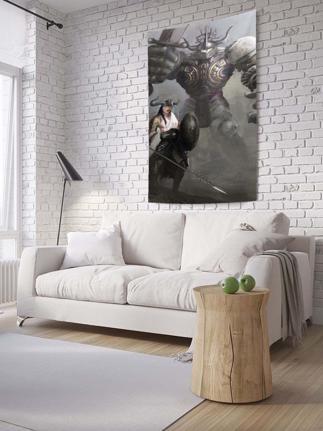 

Вертикальное фотопанно на стену JoyArty Бог войны 150x200 см, Бог войны