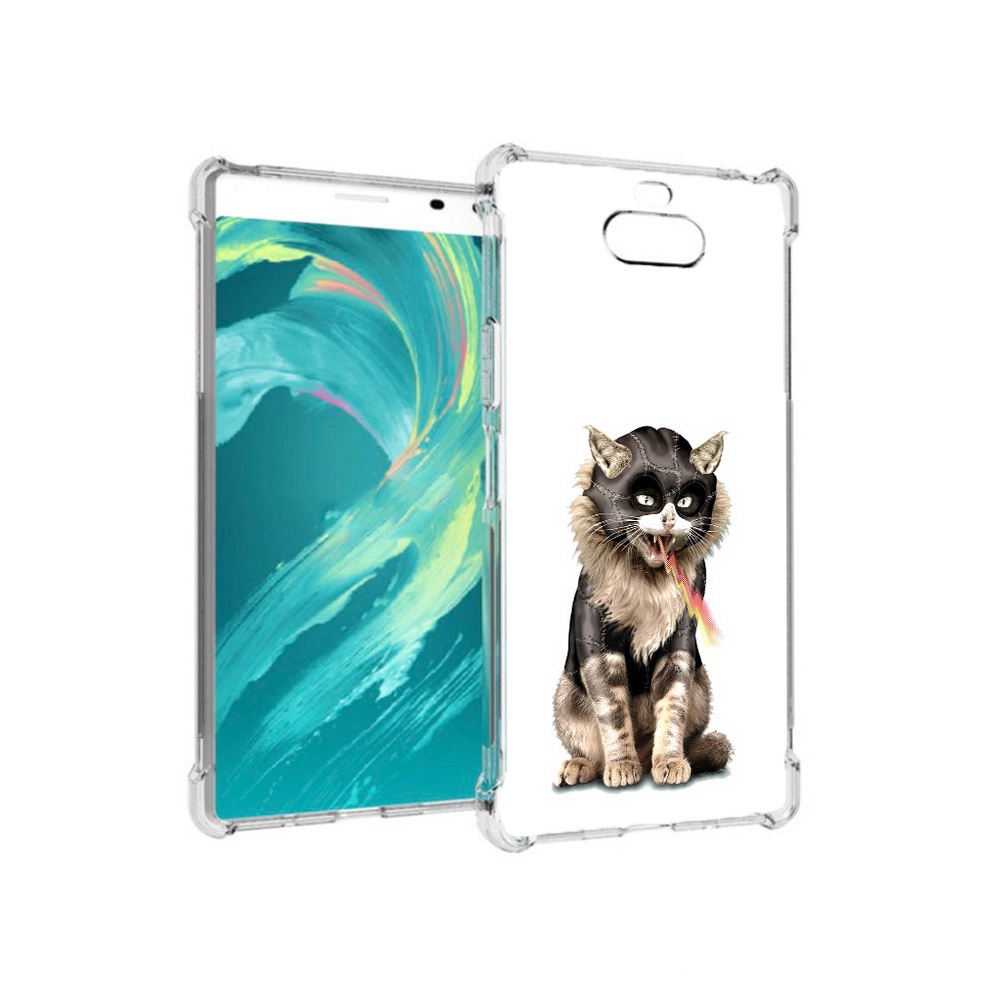 

Чехол MyPads Tocco для Sony 8 дьяволский кот (PT140835.236.341), Прозрачный, Tocco