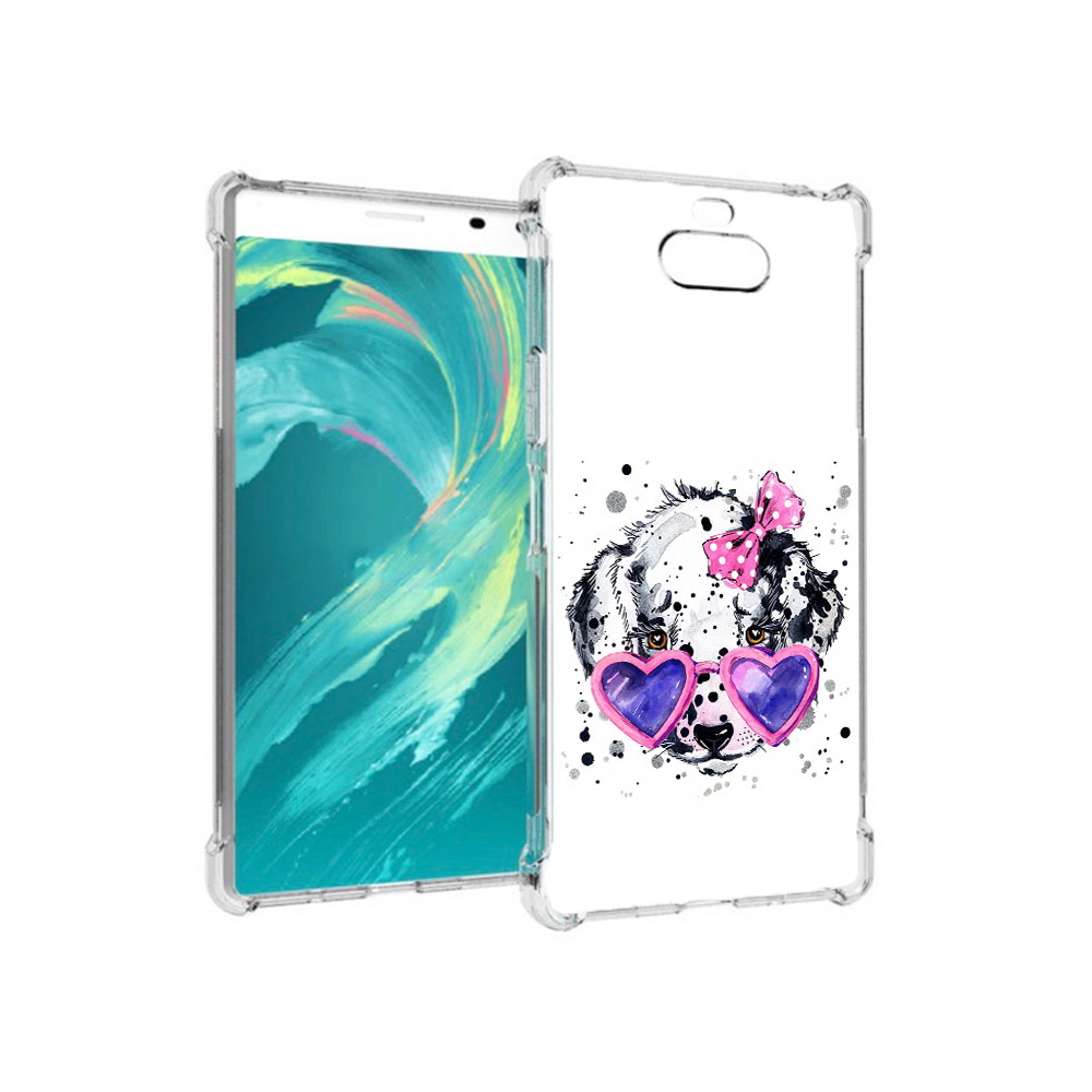 

Чехол MyPads Tocco для Sony 8 долматинец в очках (PT140835.236.337), Прозрачный, Tocco