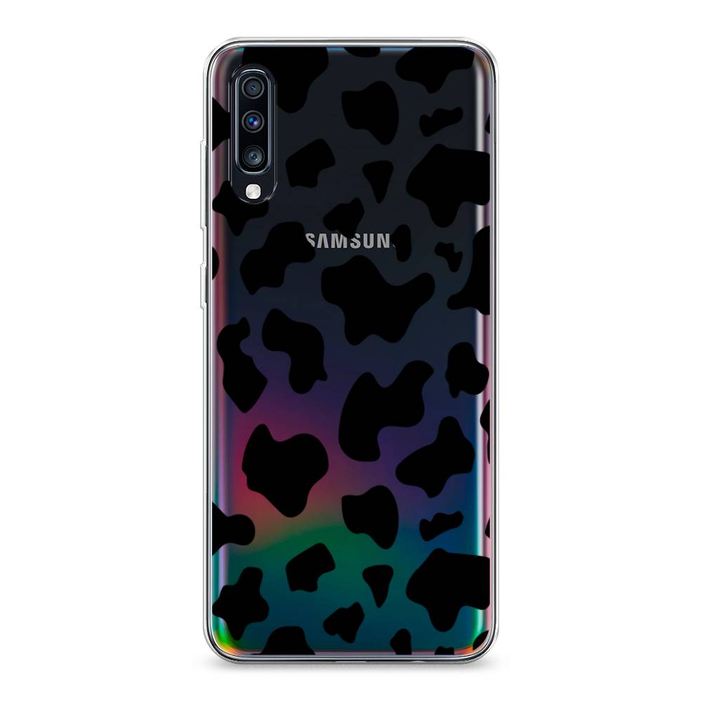 

Чехол Awog на Samsung Galaxy A70 "Пятна коровы черные", Разноцветный, 28150-2