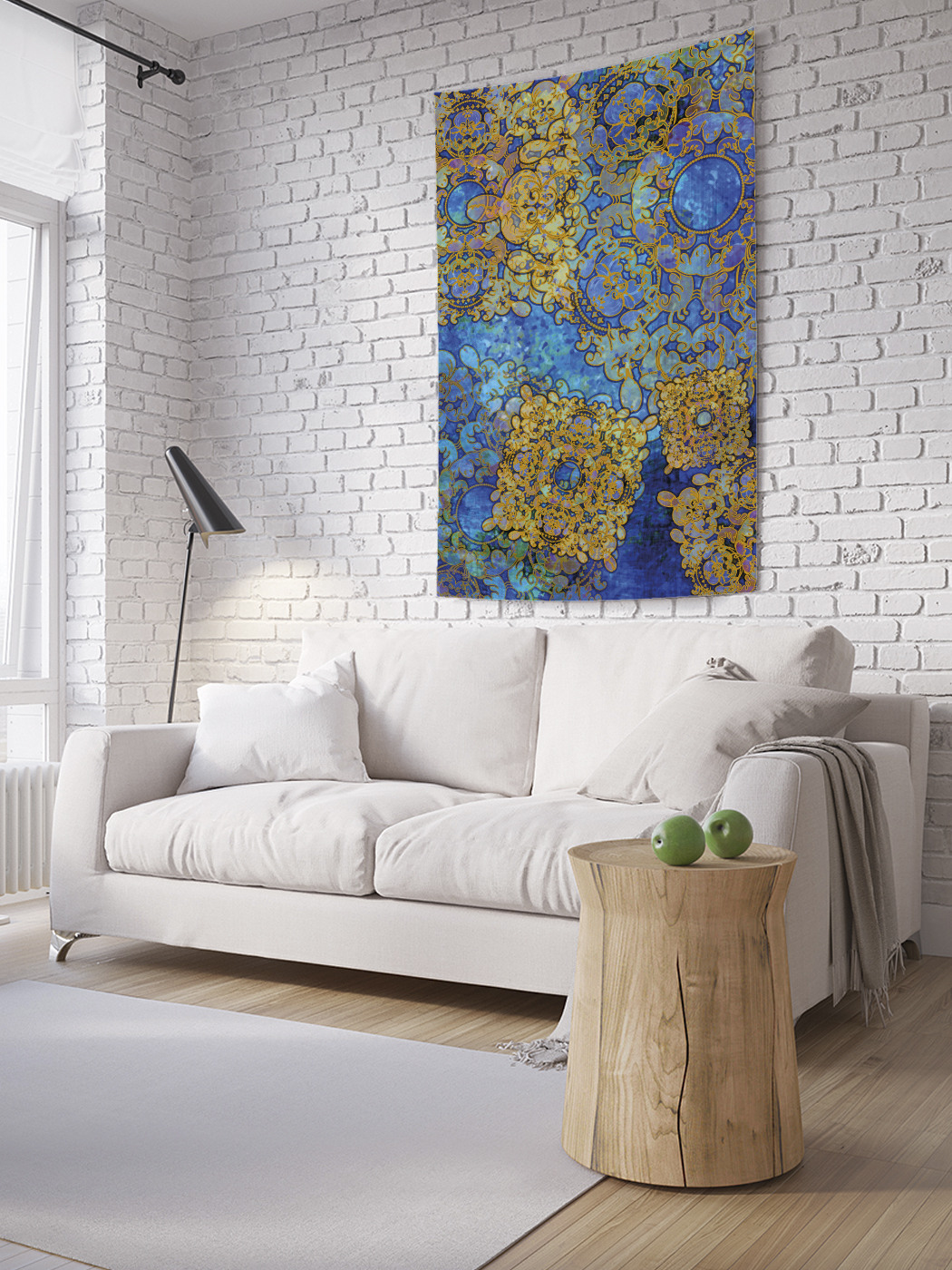 

Вертикальное фотопанно на стену JoyArty Наложение ажура 150x200 см, Наложение ажура