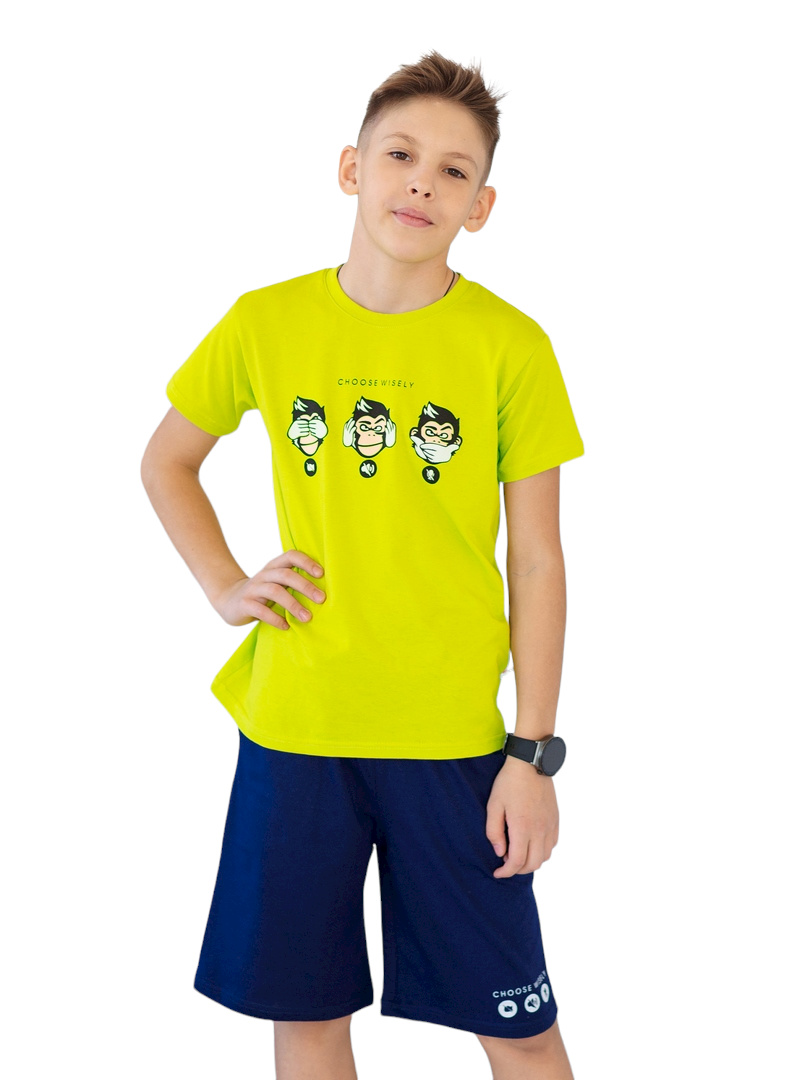 

Пижама детская LIDEKO kids 512-22, зеленый, 170, 512-22