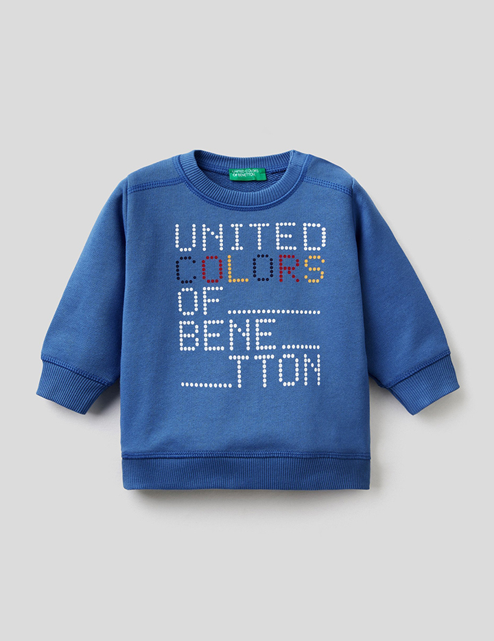 

Свитшот детский Benetton 22P_3J70G100H_21H_74 серый р.74, 22P_3J70G100H_21H