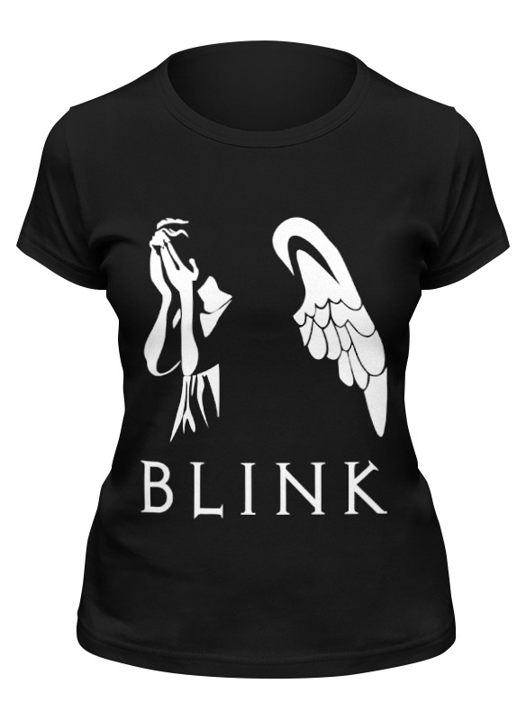 

Футболка женская Printio Blink (doctor who) черная XL, Черный, Blink (doctor who)