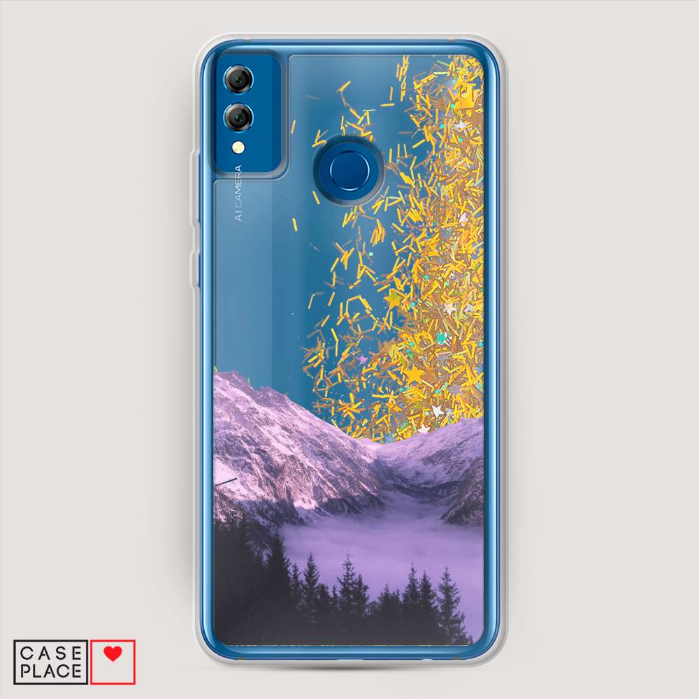

Чехол Awog на Honor 8X "Горный туман", Фиолетовый, 66790-1