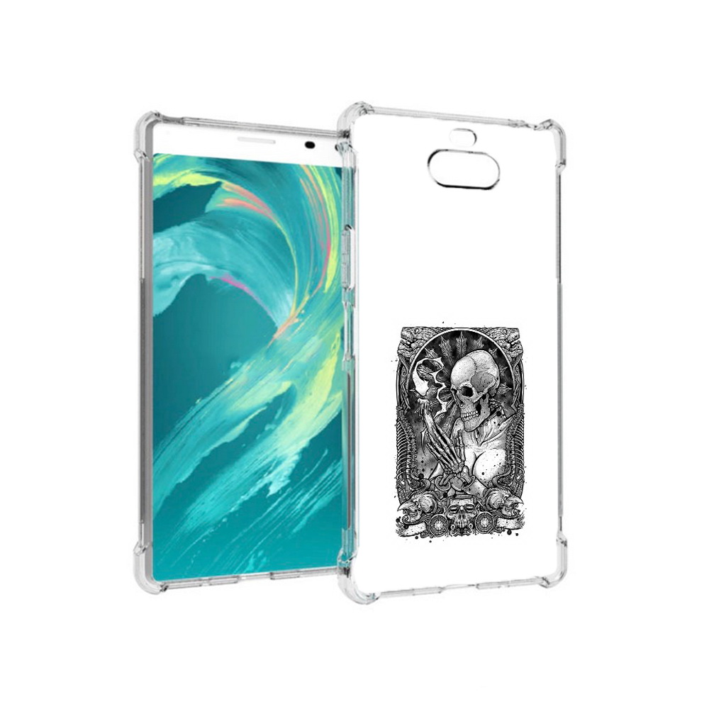 

Чехол MyPads Tocco для Sony 8 девушка скелет (PT140835.236.316), Прозрачный, Tocco