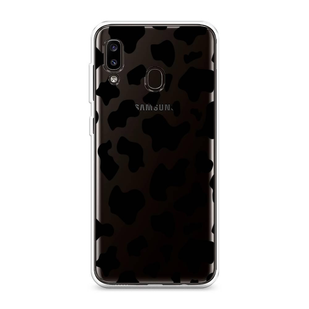 

Чехол Awog на Samsung Galaxy A20/A30 "Пятна коровы черные", Разноцветный, 27650-2