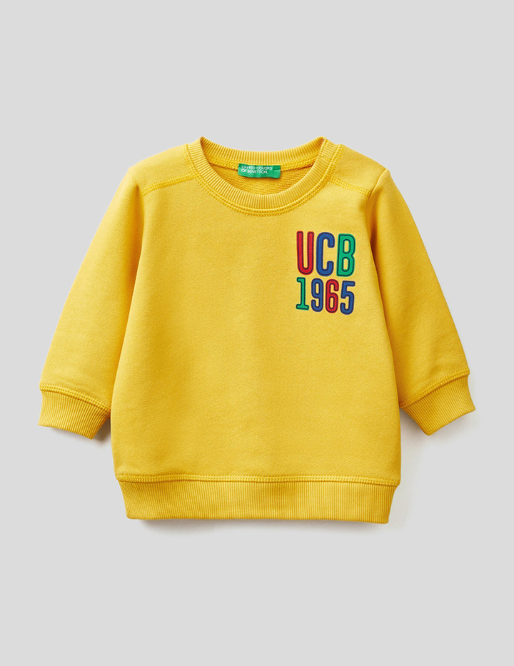 

Свитшот детский Benetton 22P_3J70G100H_0L3_82 желтый р.80, 22P_3J70G100H_0L3