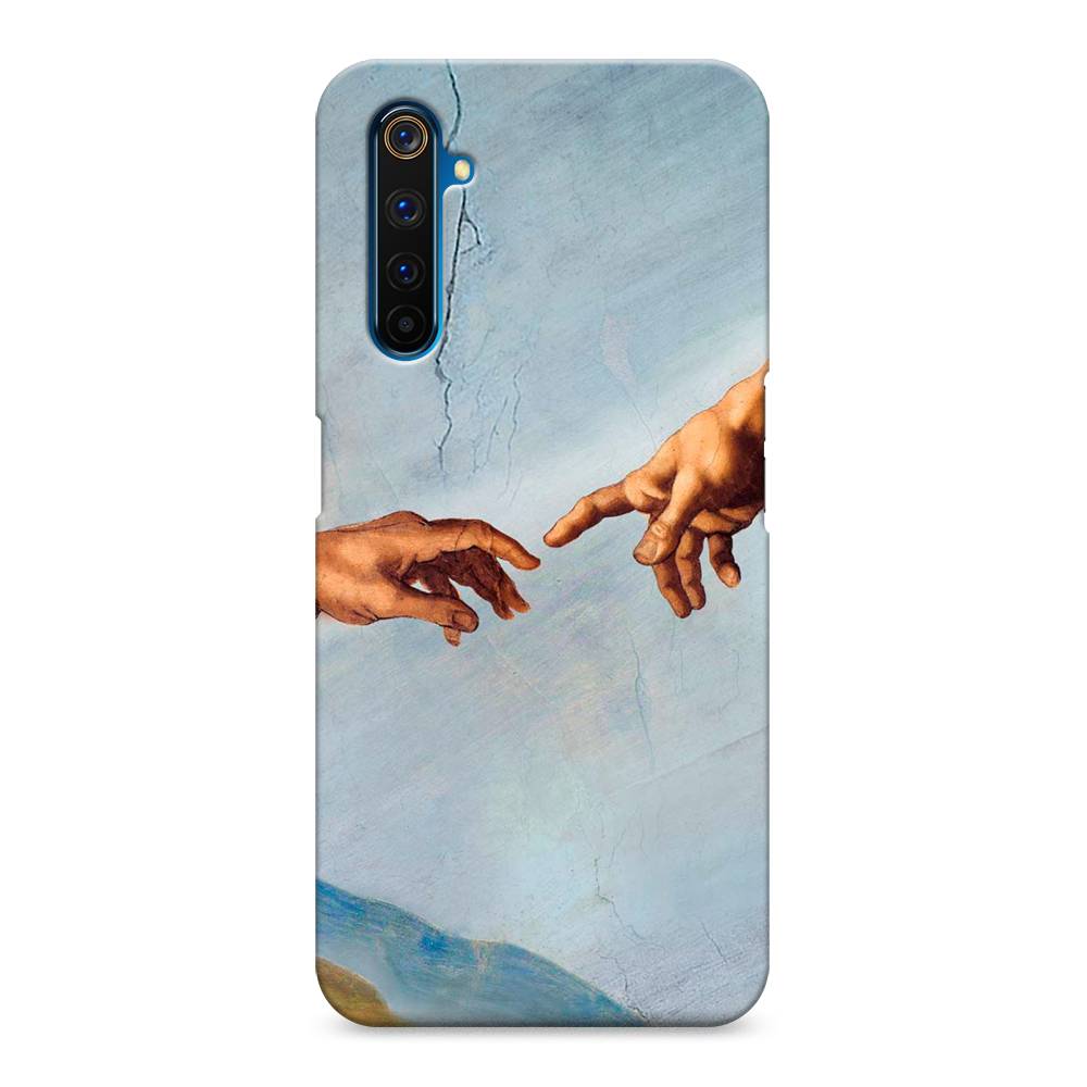 

Пластиковый чехол "Сотворение Адама" на Realme 6 Pro, 252820-7