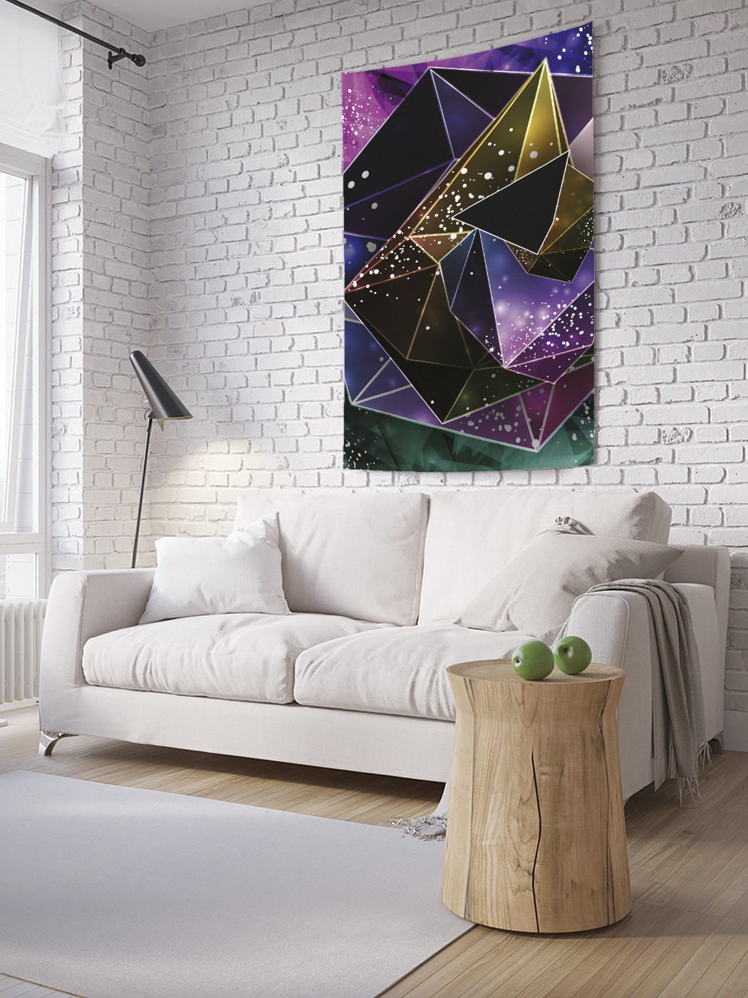 

Вертикальное фотопанно на стену JoyArty Космическая призма 150x200 см, Космическая призма