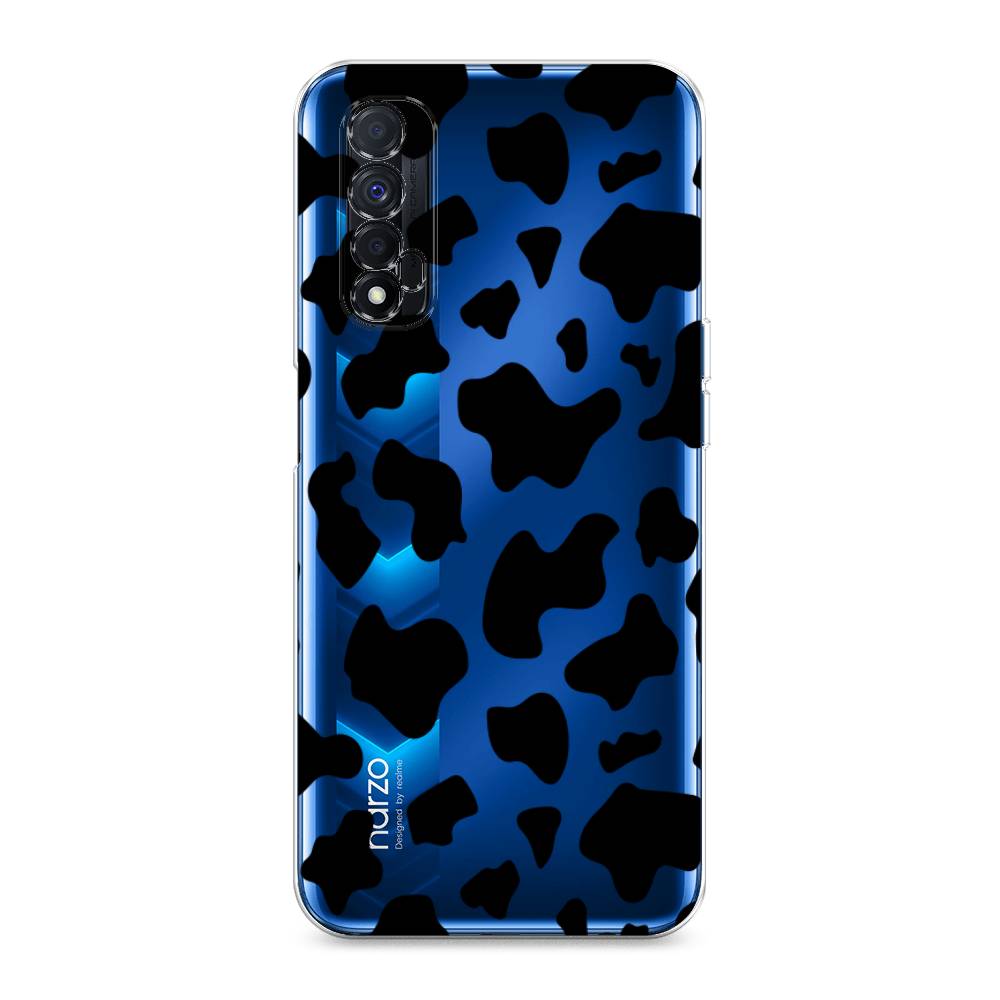 

Чехол Awog на Realme Narzo 30 4G "Пятна коровы черные", Разноцветный, 257650-2