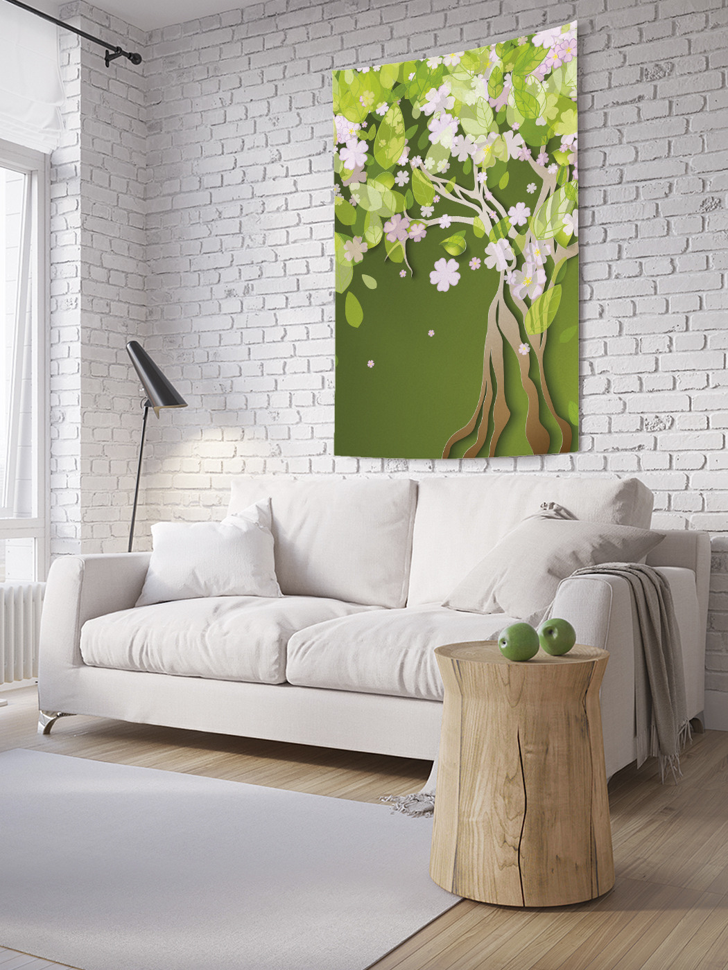 

Вертикальное фотопанно на стену JoyArty Весеннее дерево 150x200 см, Весеннее дерево