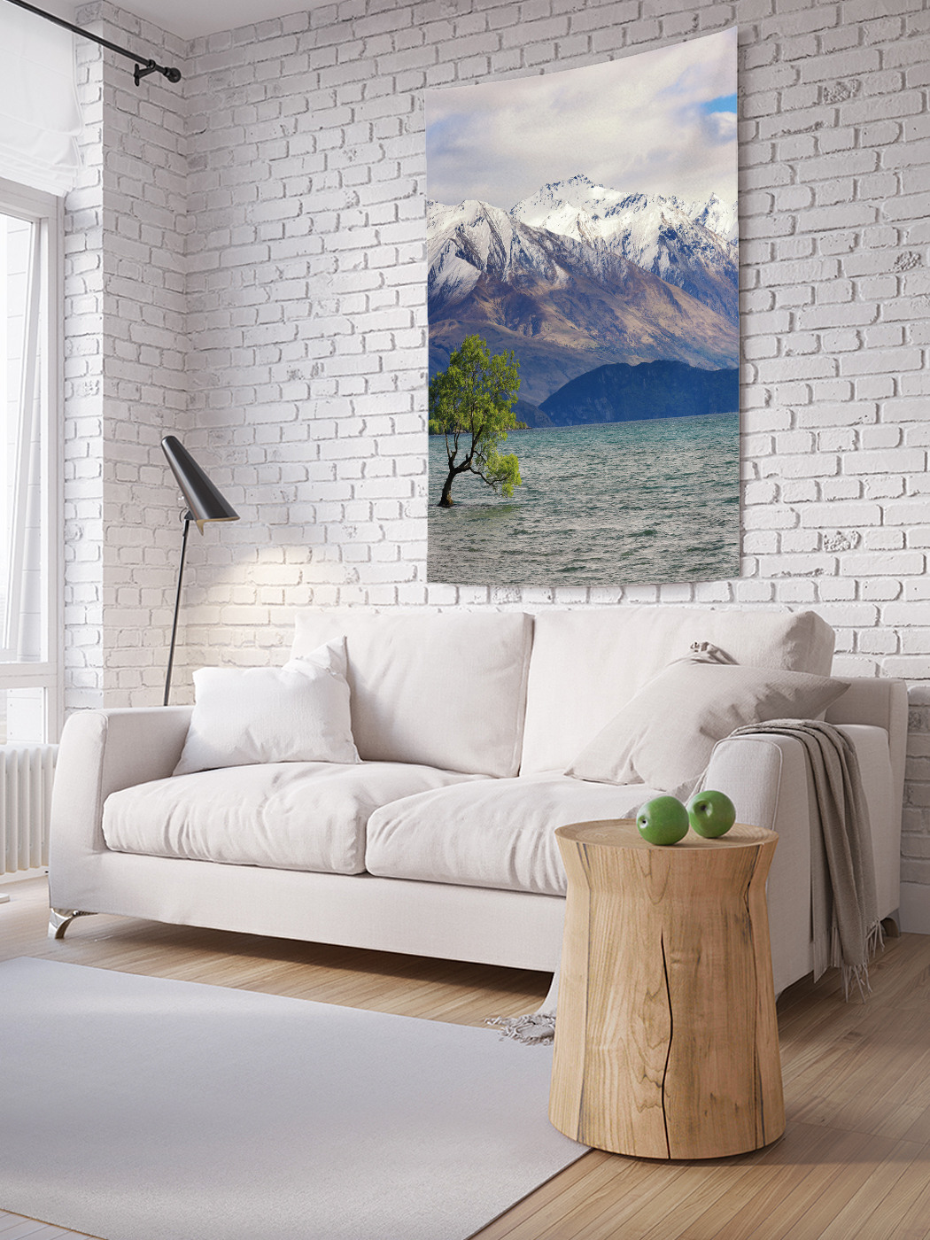

Вертикальное фотопанно на стену JoyArty Дерево посреди озера 150x200 см, Дерево посреди озера